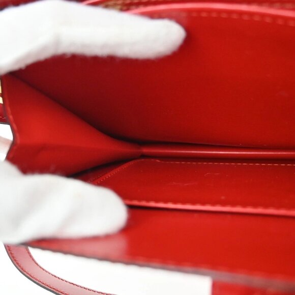 LOUIS VUITTON LV Capucines Shoulder Bag Epi Leather Red France M52347 34KB220 - Picture 10 of 14